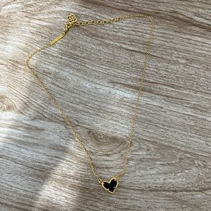 Kendra Scott heart pendant necklace.